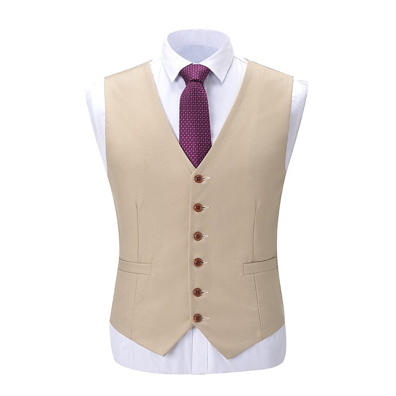 ceehuteey 3 Piece Men's Suits Slim Fit Suits for Men Double Breasted Suit  (Blazer+vest+Pants)