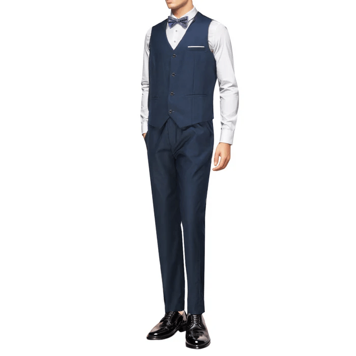 ceehuteey Men's 3 Pieces Regular Fit Shawl Lapel Prom For Wedding Tuxedos (Blazer + Vest + Pants)