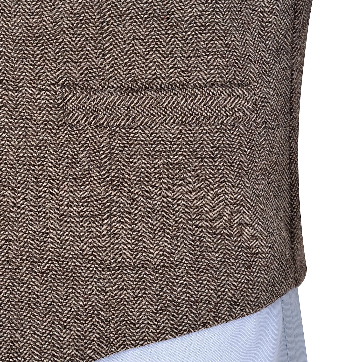 ceehuteey Men's Fashion Herringbone V Neck Tweed Waistcoat For Business