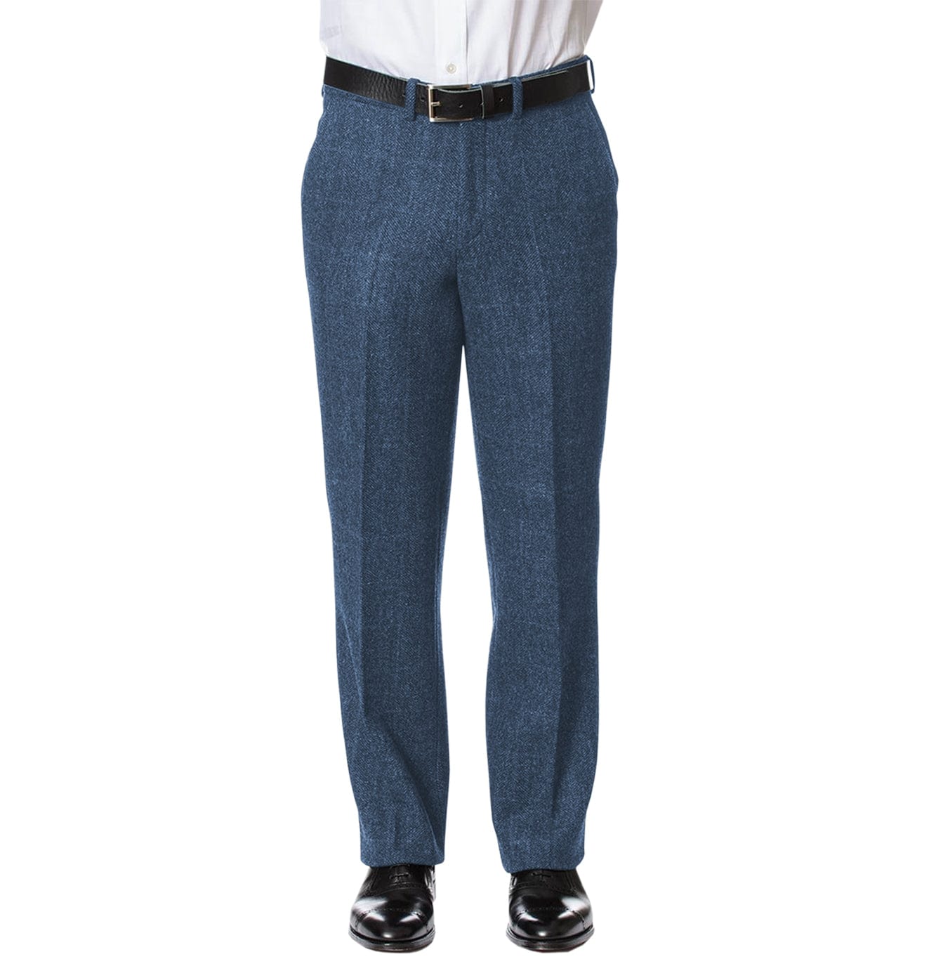 ceehuteey Men's winter Herringbone Tweed Trousers