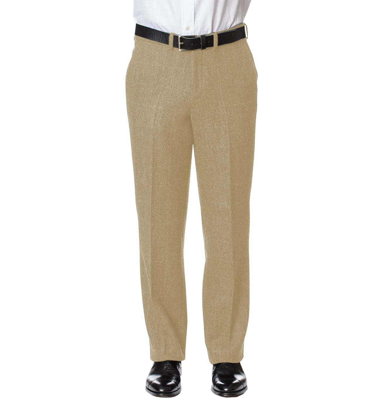 ceehuteey Men's winter Herringbone Tweed Trousers